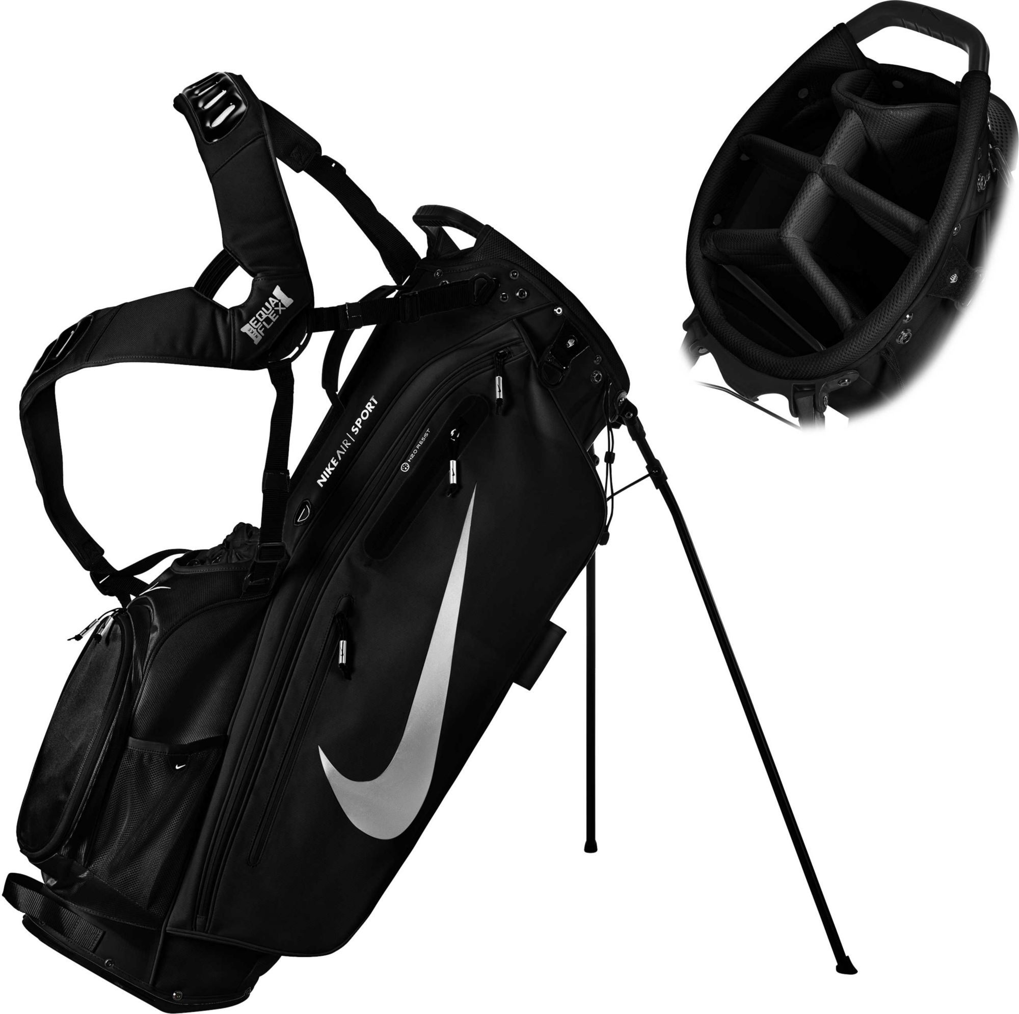 black nike golf bag