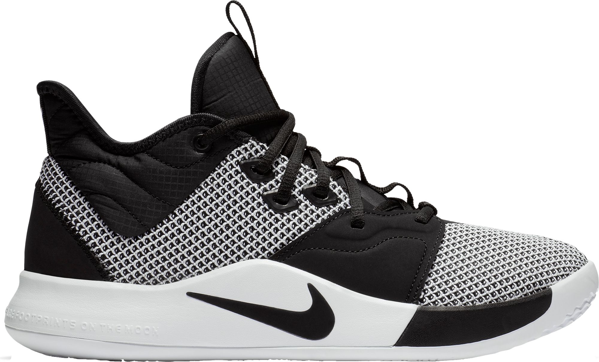 nike pg3 black and white