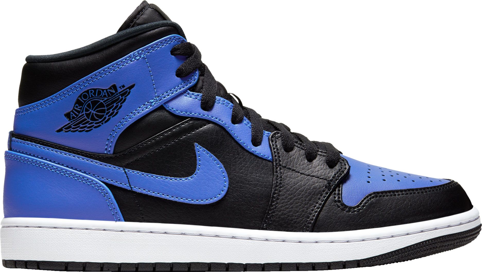 blue black air jordan 1