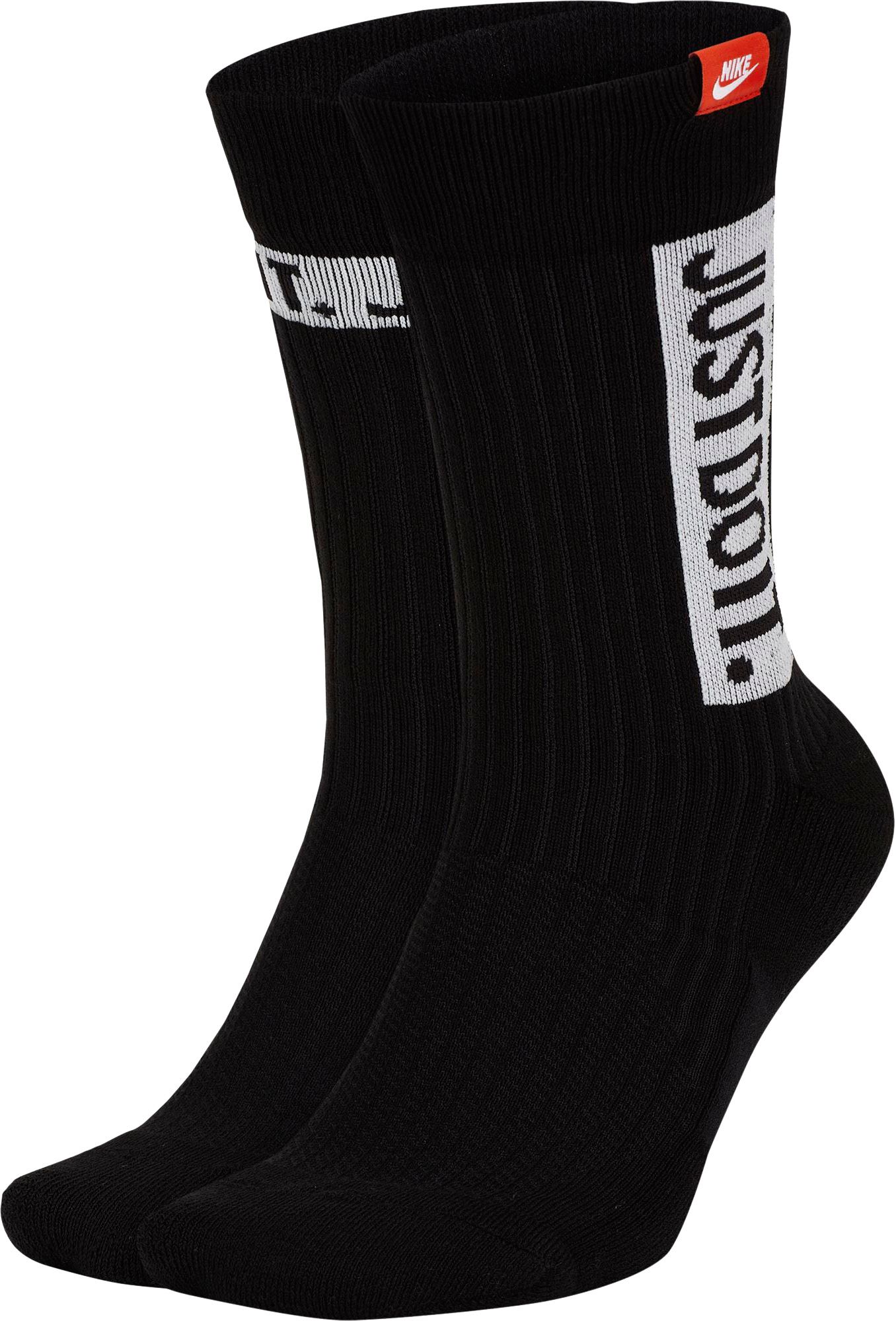 nike mens socks white