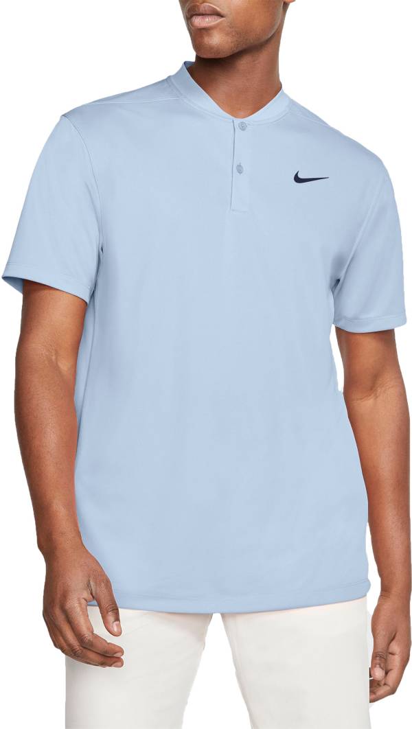 nike golf collarless shirts