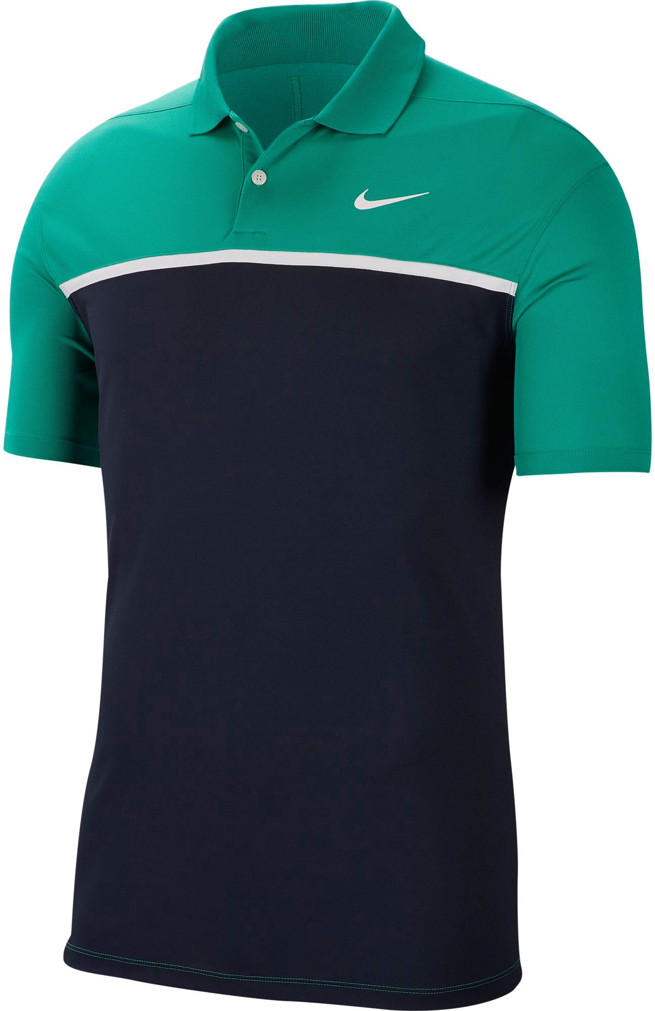 green nike golf polo