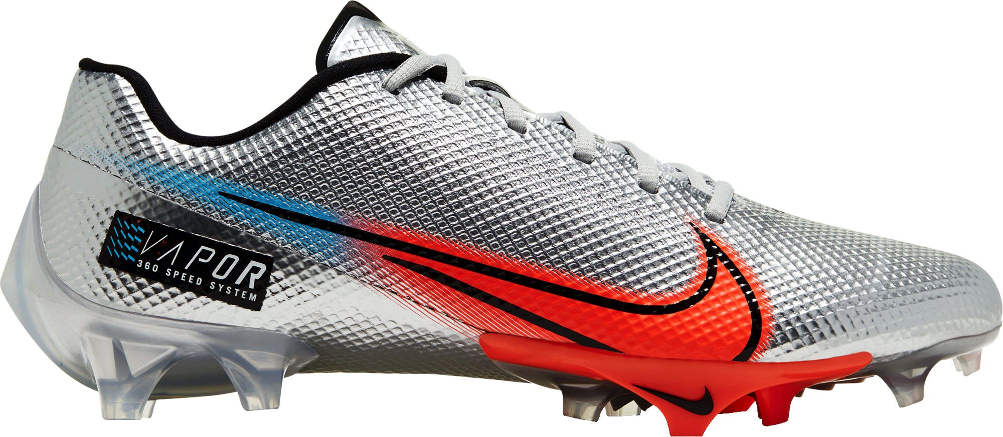 silver nike cleats