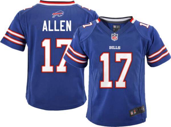 Women's Josh Allen Jersey Print Scrub Top  NFLPA Licensed Medical Scrubs  – TiScrubs