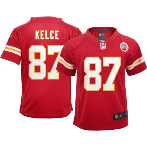 Nike Youth Kansas City Chiefs Travis Kelce #87 Black Game Jersey