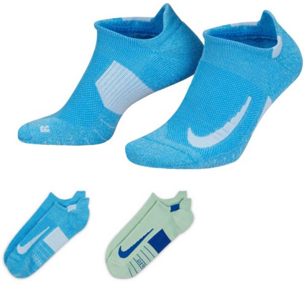 Nike Multiplier No-Show Socks 2-Pack | Dick's Sporting Goods
