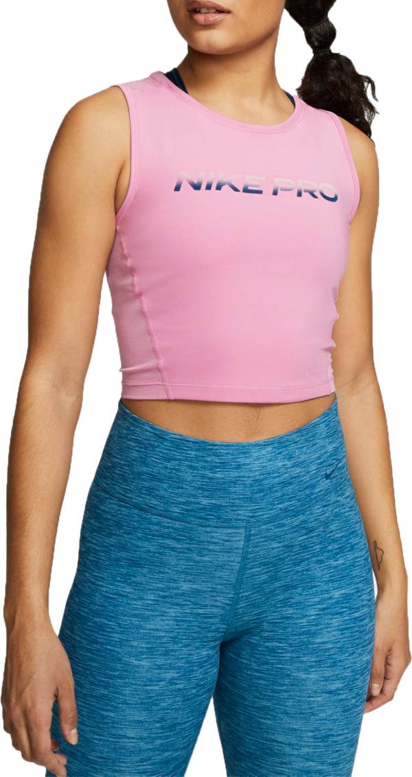 Nike Women's Pro Breathable Cropped Tank Top