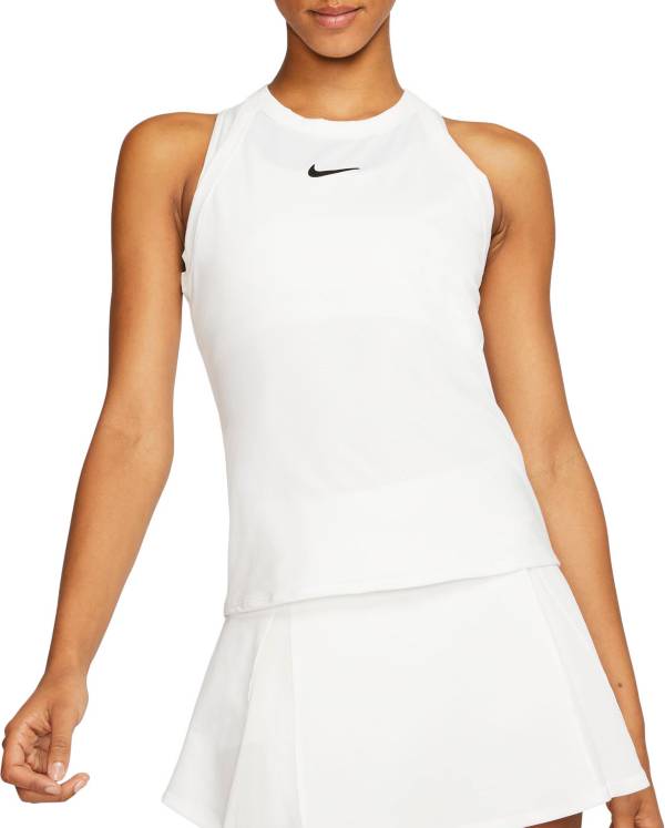 Nike Court Dri-FIT Heritage Women's Tennis Tank - White