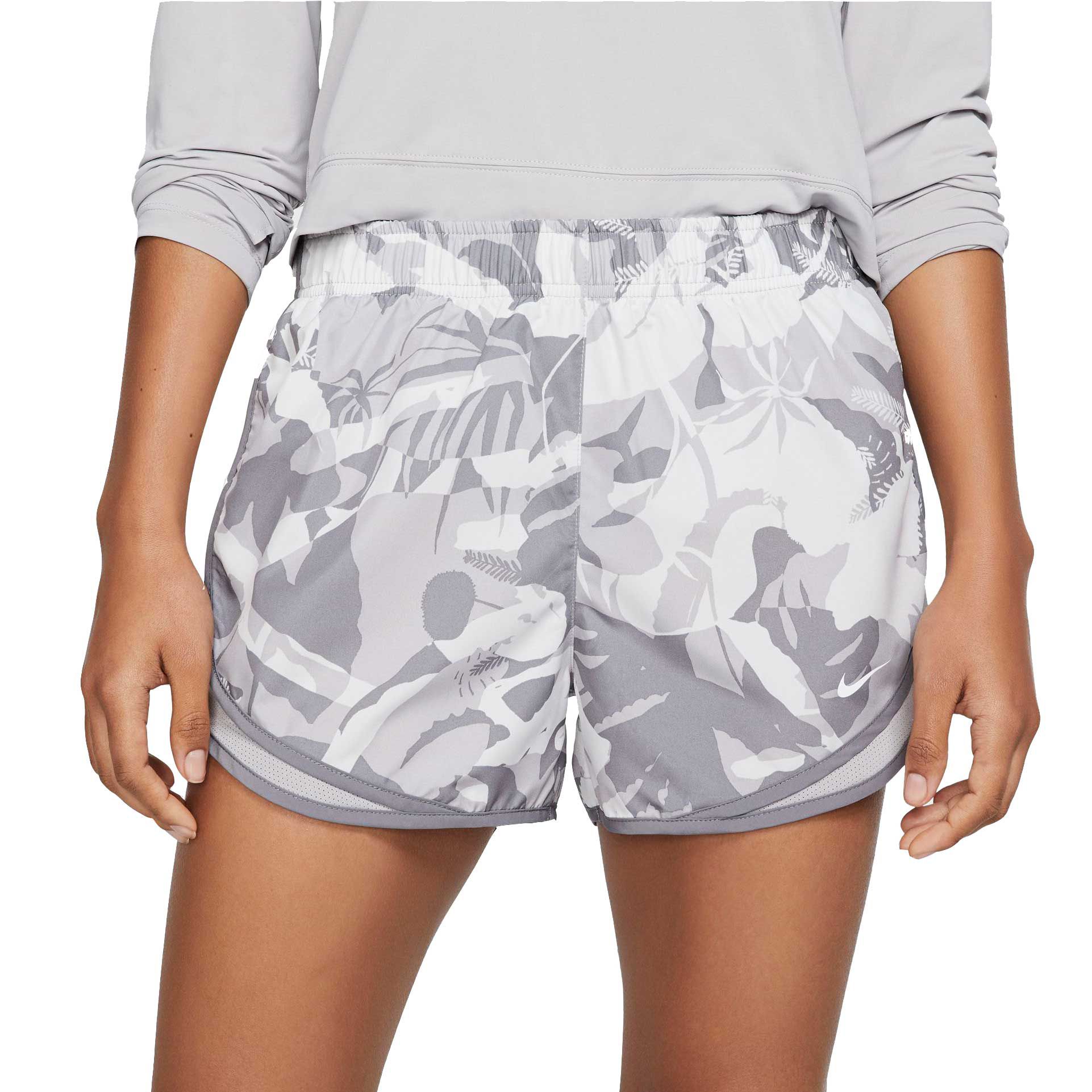 nike tempo floral shorts