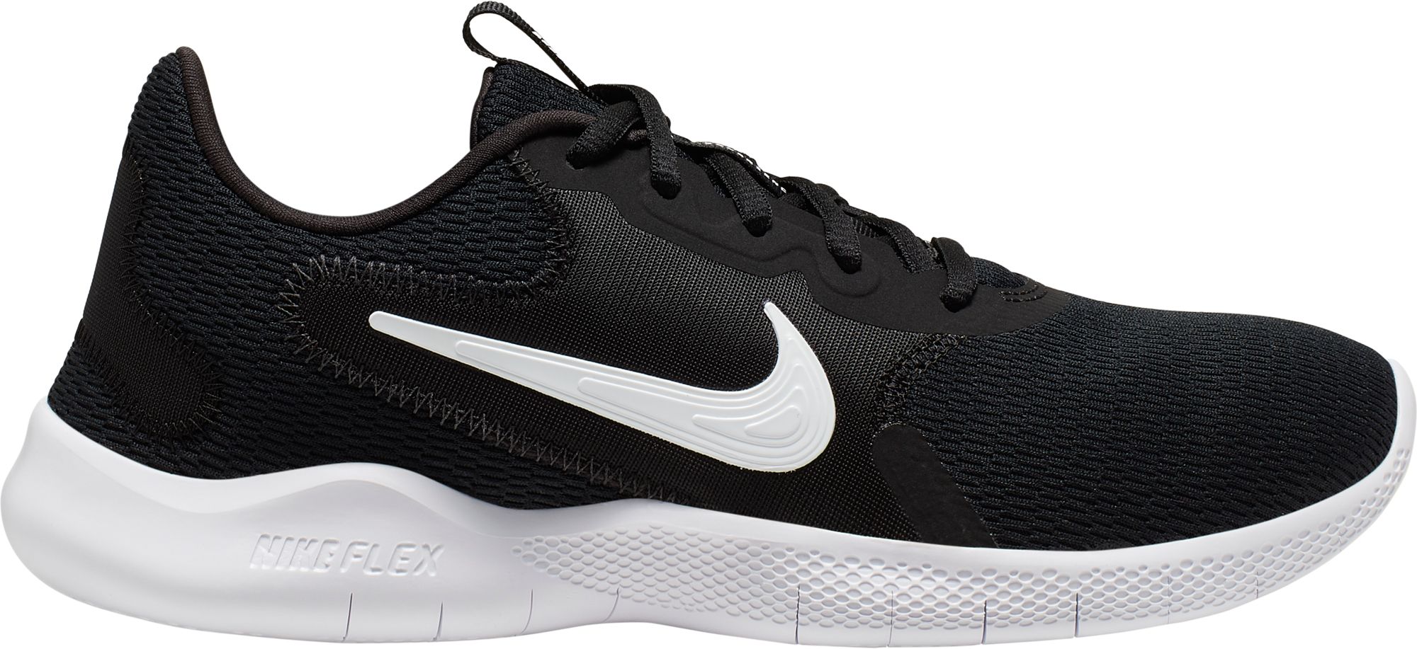 black nike flex women's shoes