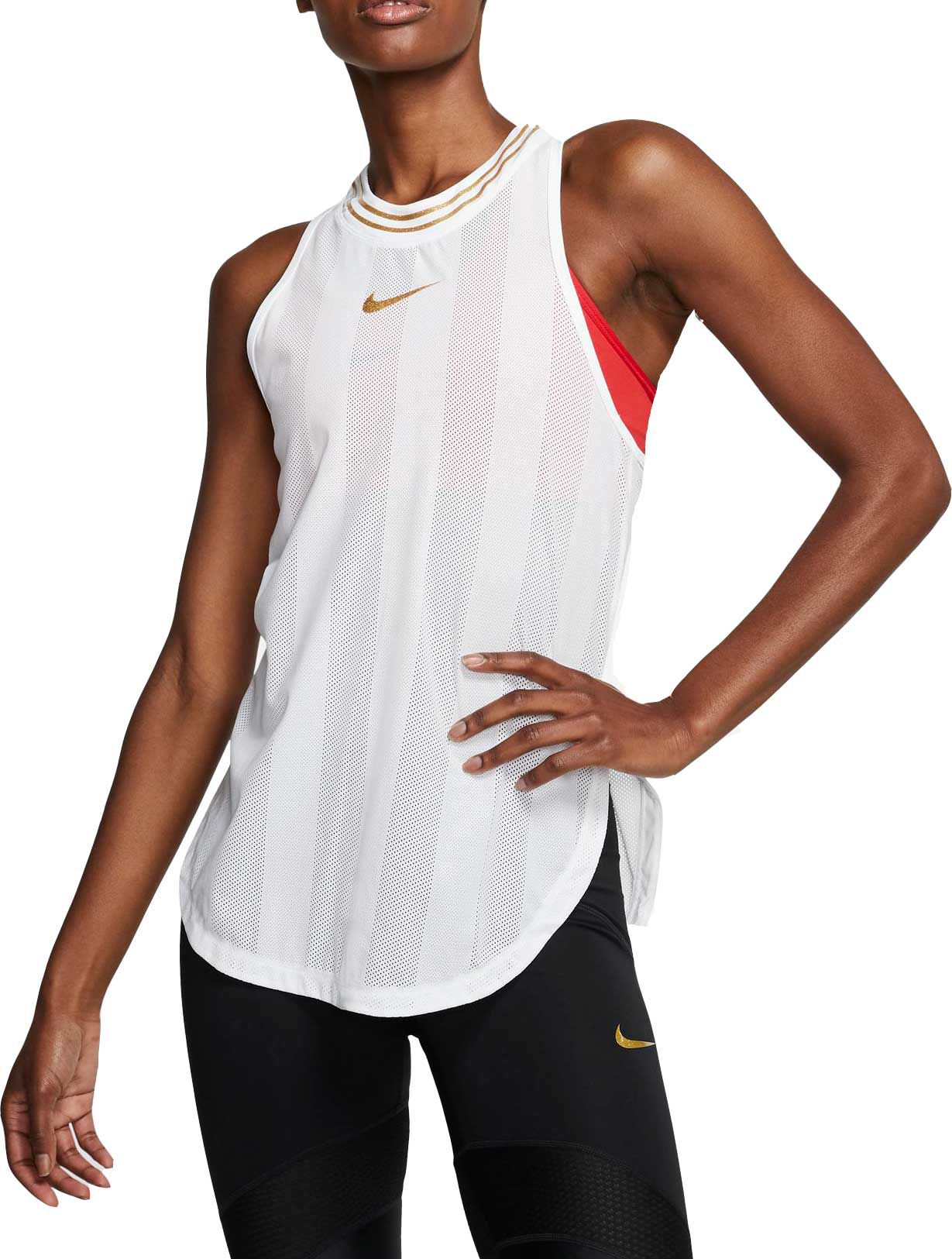 nike high neck tank top