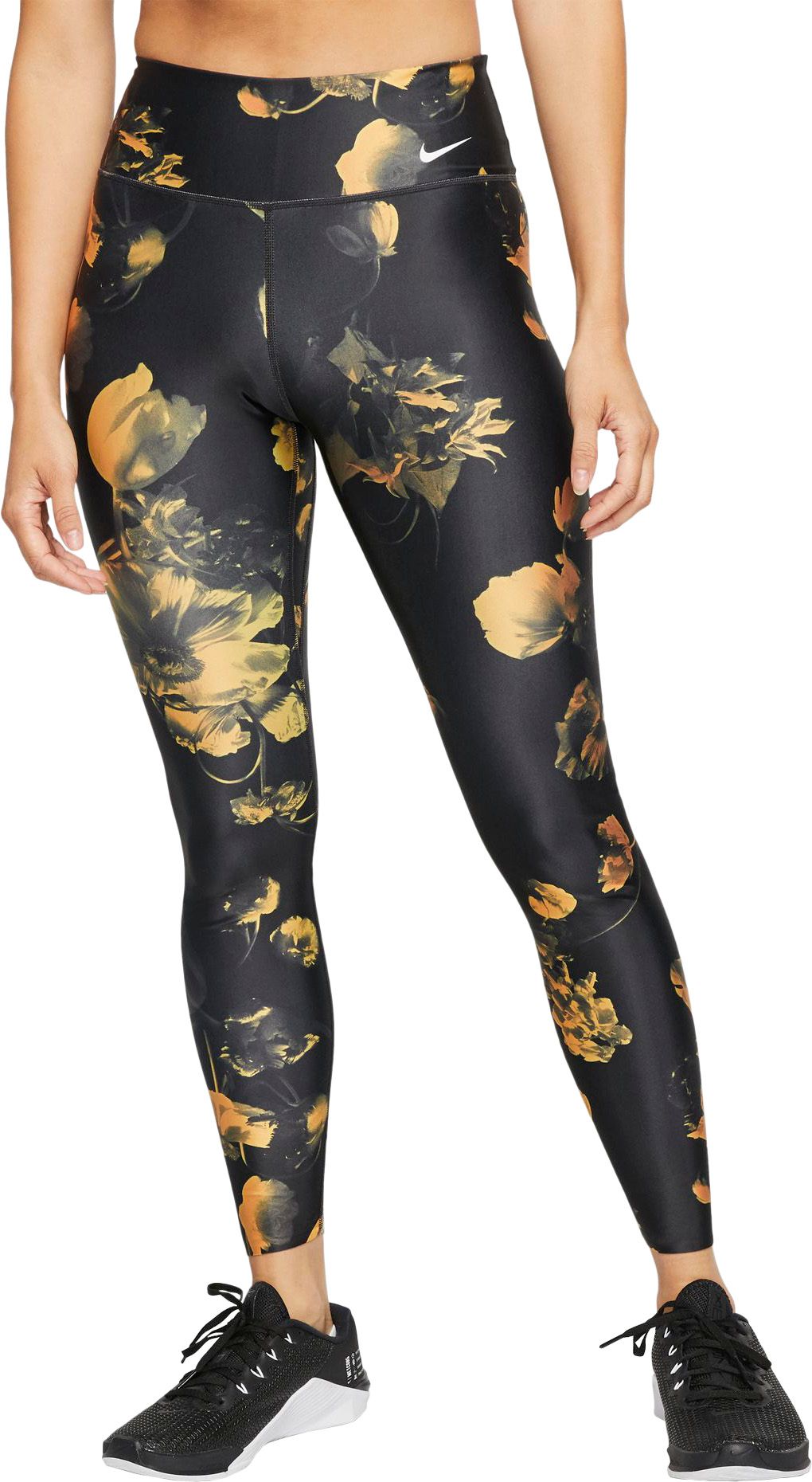 nike women's power floral training tights