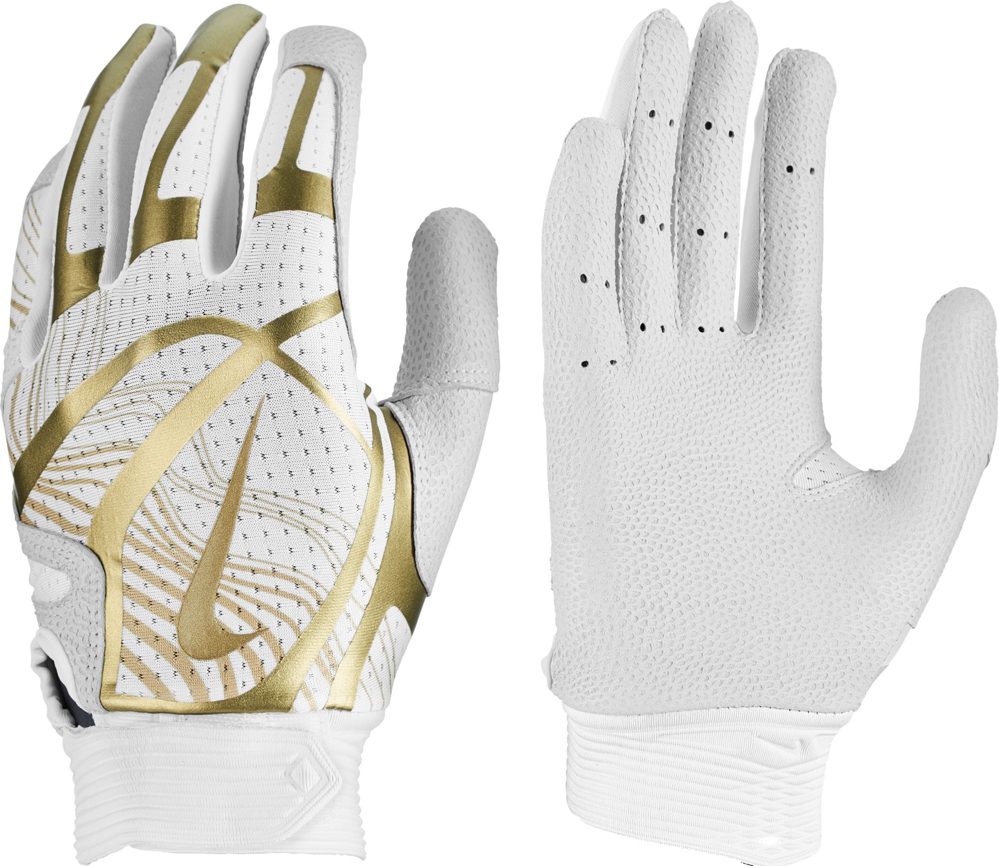 white nike batting gloves