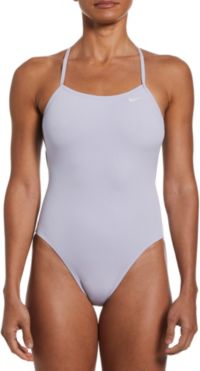 Nike Women's HydraStrong Lace Up Tie Back One Piece Swimsuit