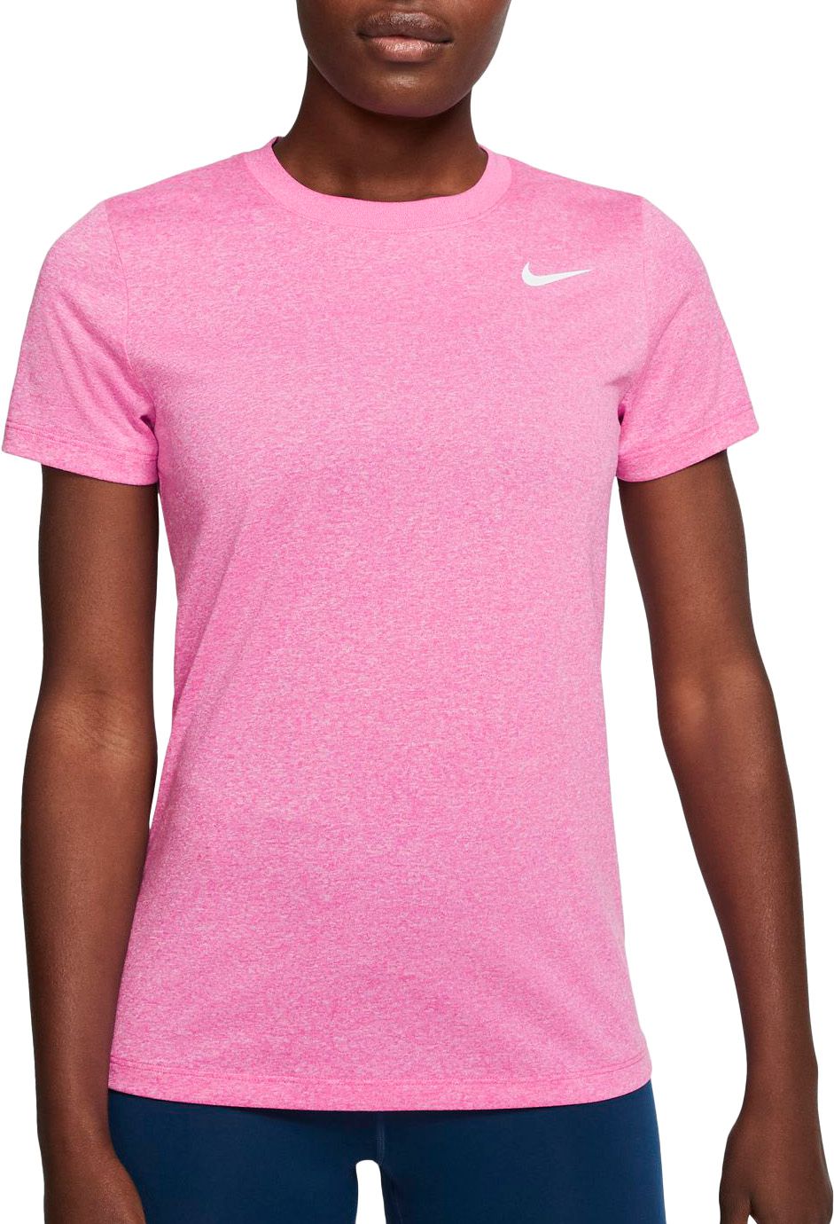 pink nike dri fit t shirt