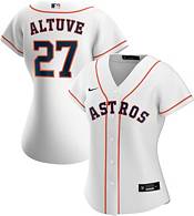 Men's Houston Astros Jose Altuve Nike White/Gold 2023 Gold Collection  Replica Player Jersey