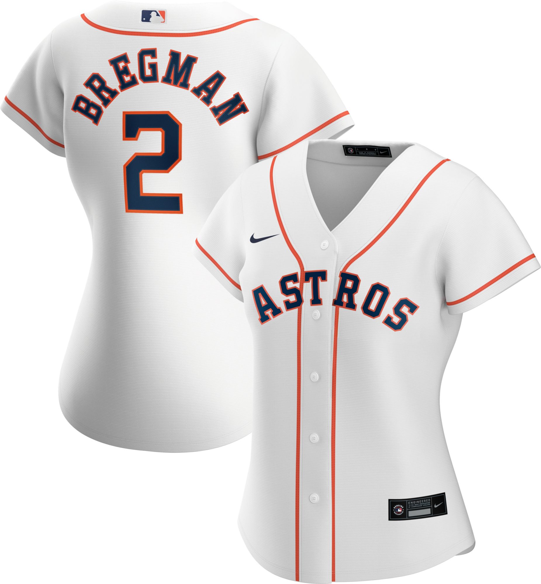 all white astros jersey