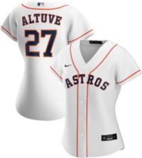 Nike Men's Replica Houston Astros Jose Altuve #27 Cool Base White