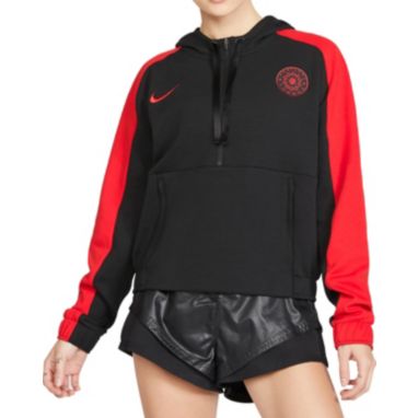 sorry, Nike Women's Portland Thorns FC Cropped Half-Zip Soccer Hoodie is currently out of stock