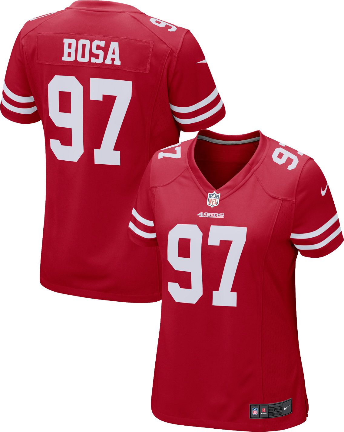 nick bosa red jersey