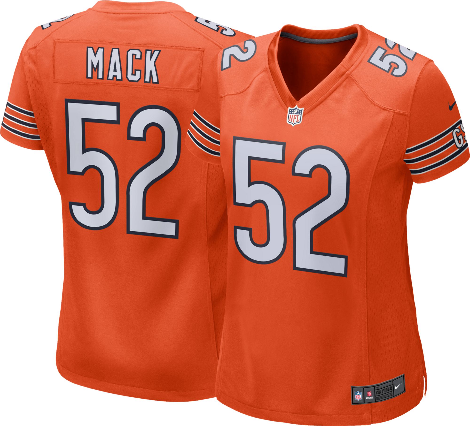 Limited Men's Khalil Mack Silver Jersey - #52 Football Chicago