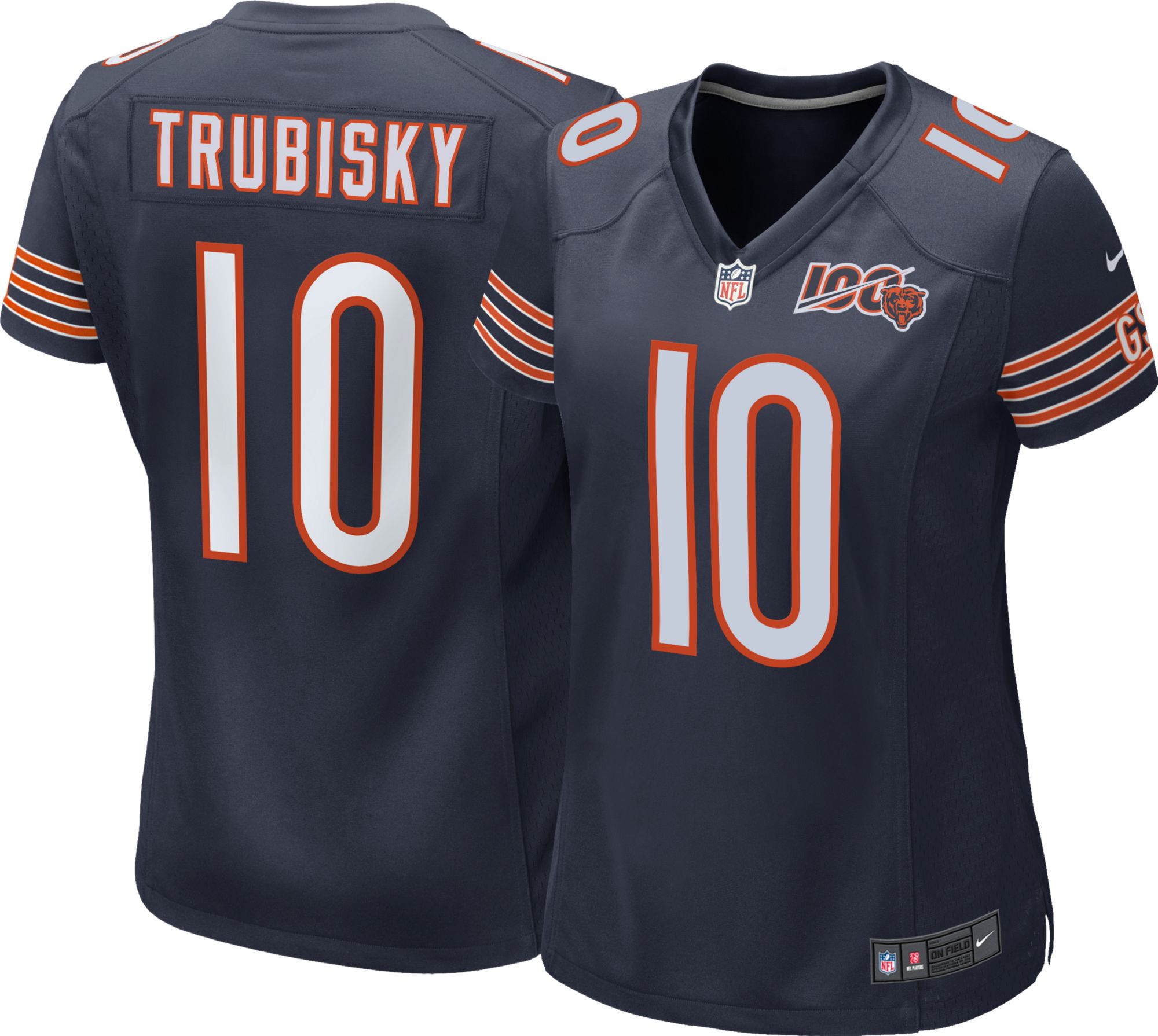 trubisky jersey stitched