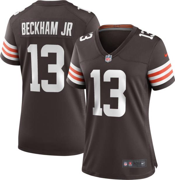Nike Women's Cleveland Browns Odell Beckham Jr. #13 Brown Game Jersey