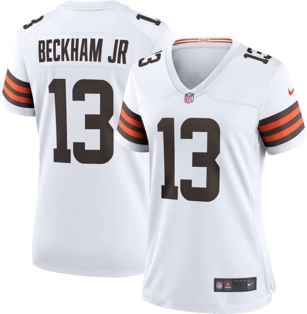 Nike Women's Cleveland Browns Odell Beckham Jr. #13 White Game Jersey