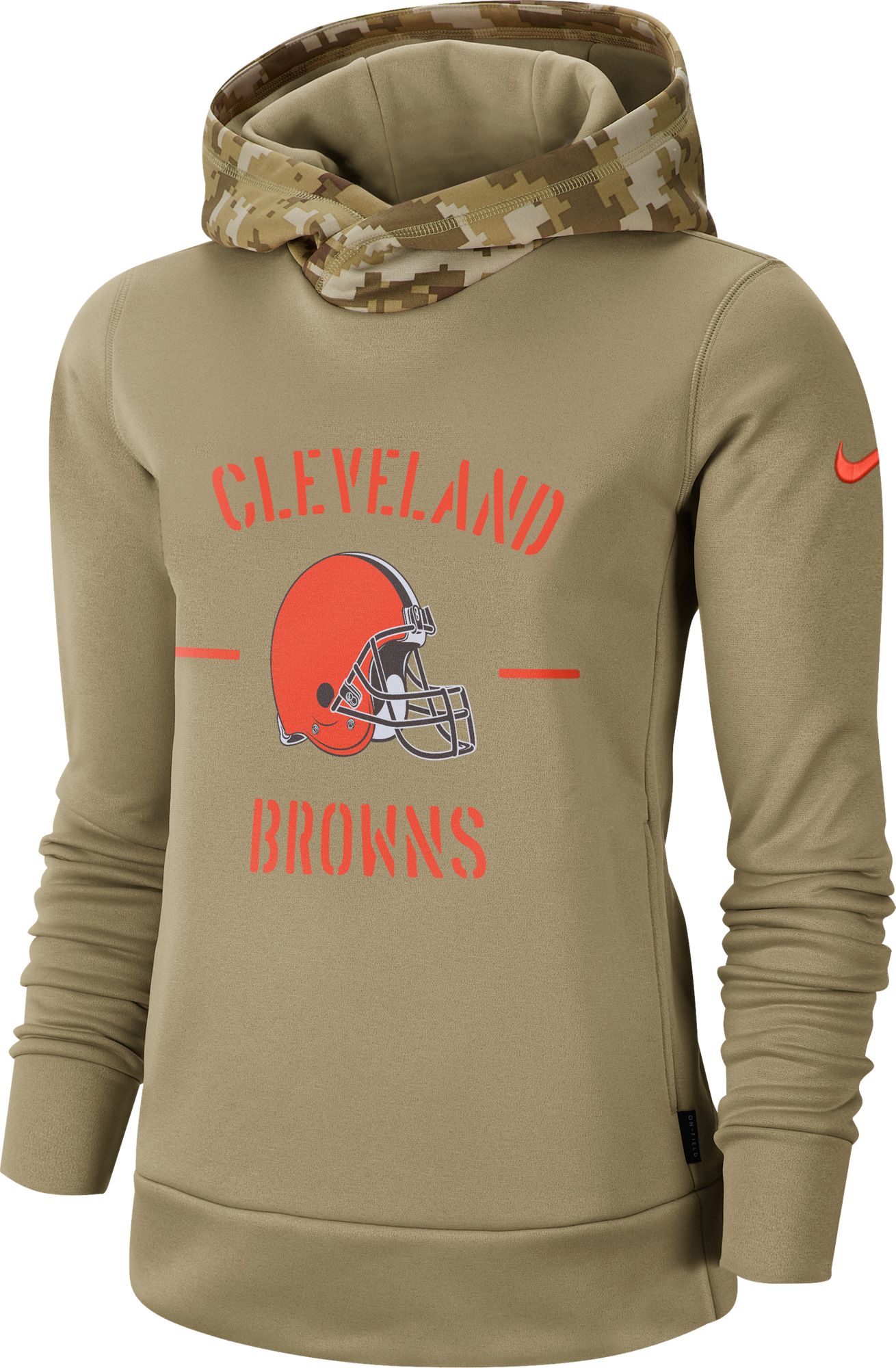 salute to service hoodie browns