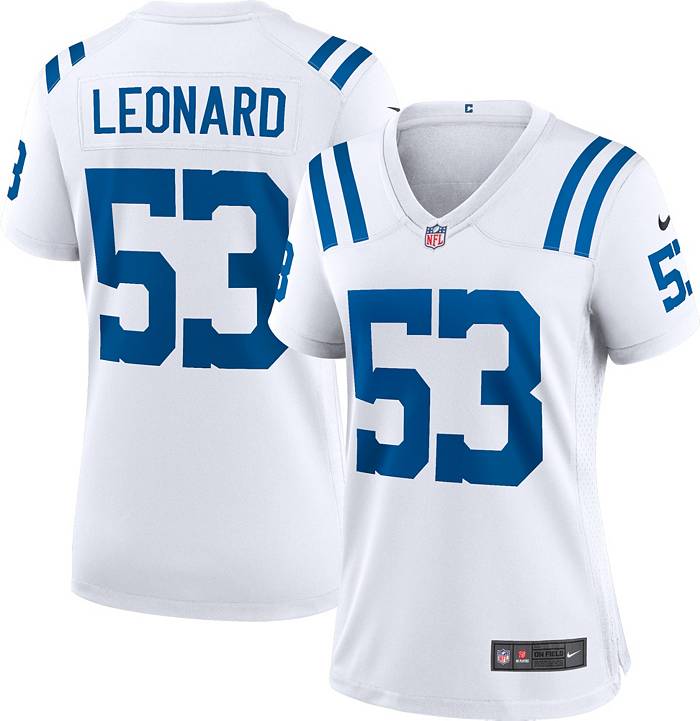 Nike Women's Indianapolis Colts Darius Leonard #53 White Game Jersey