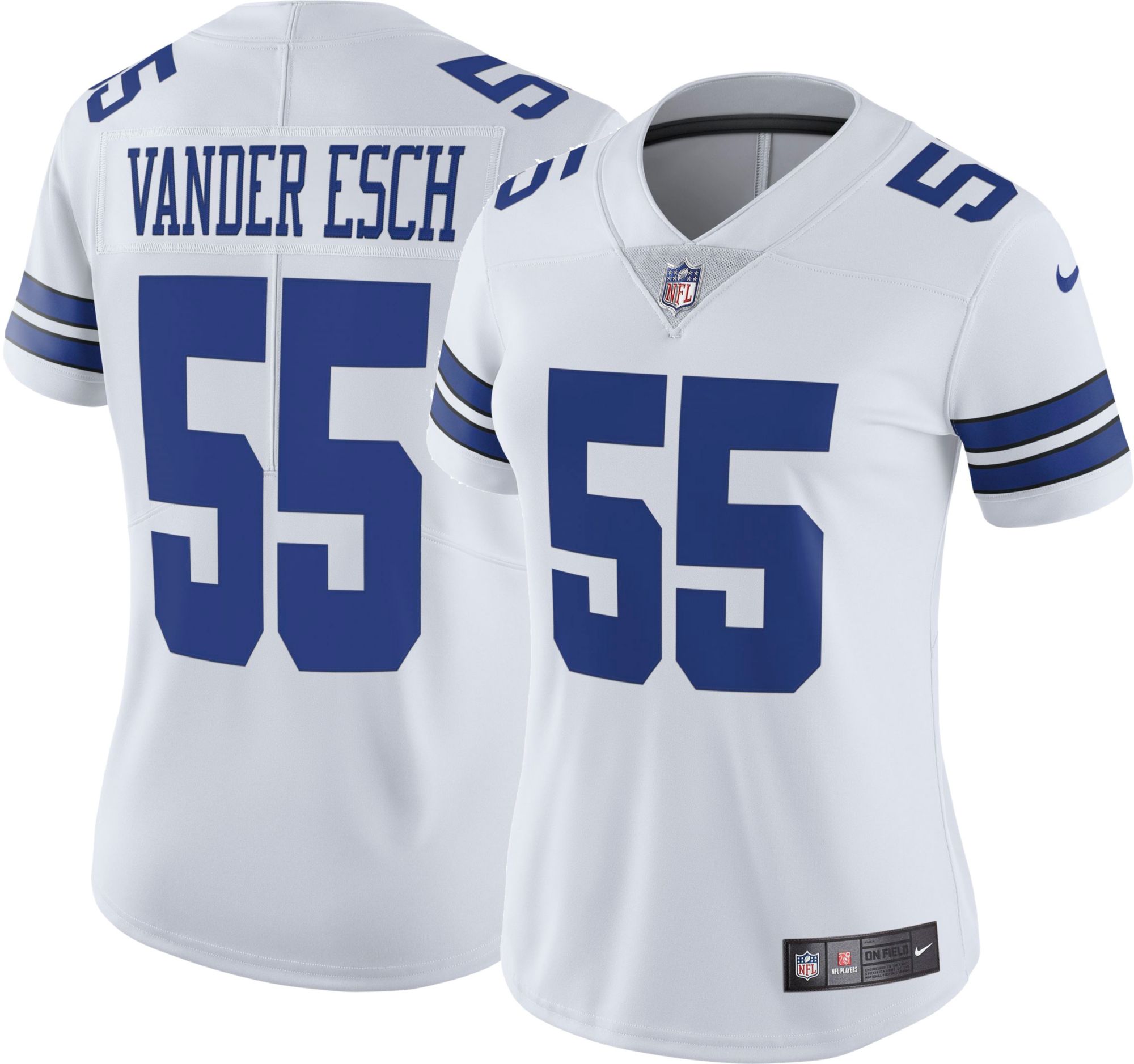 Dallas Cowboys No55 Leighton Vander Esch Men's Nike Multi-Color 2020 Crucial Catch Jersey Greyheather