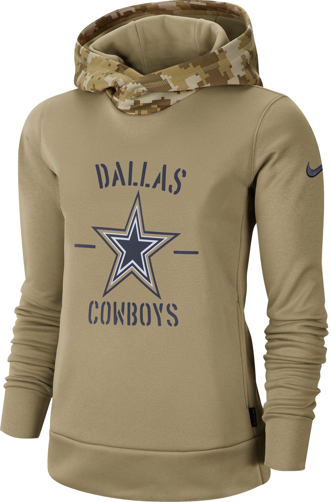 dallas cowboys army green pullover