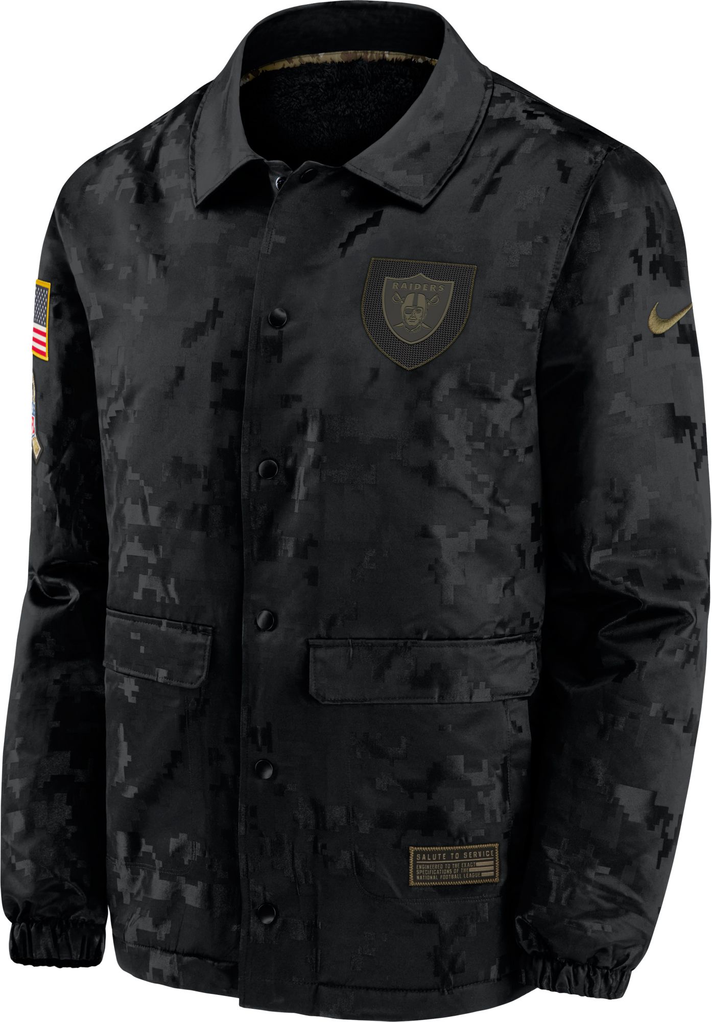 raiders salute to service jacket