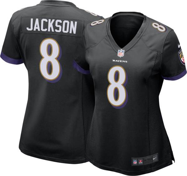Nike Women's Alternate Game Jersey Baltimore Ravens Lamar Jackson #8 ...