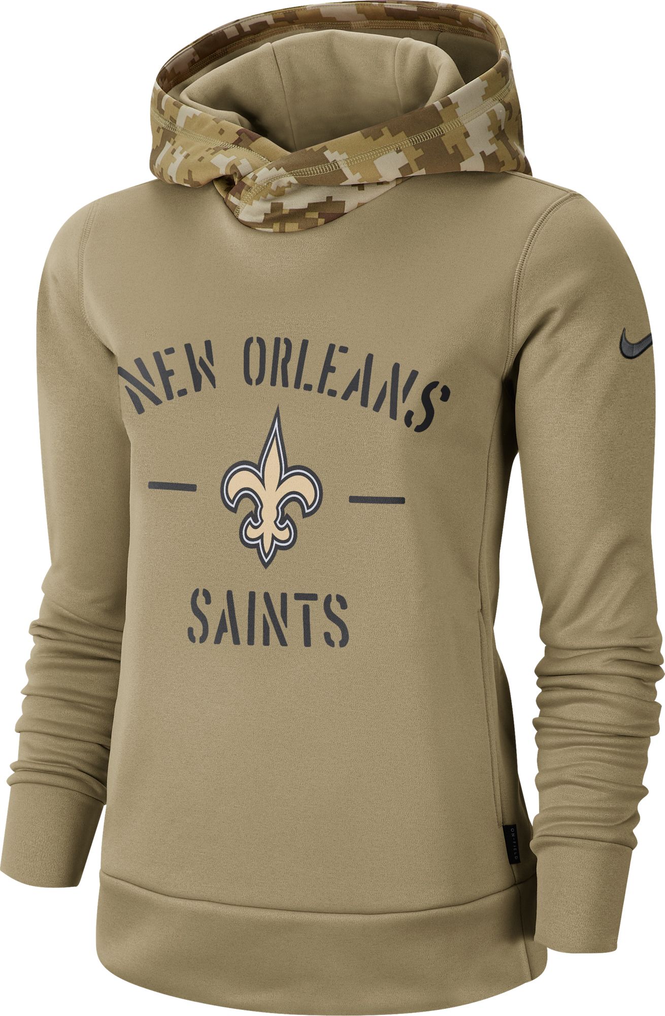 saints salute to service pullover