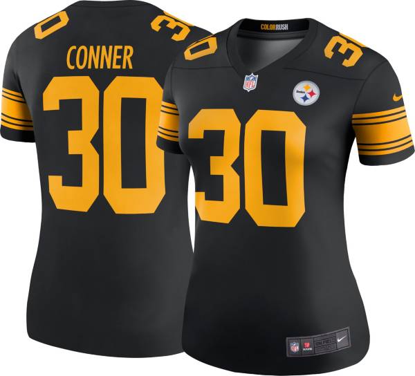 Nike Women's Color Rush Legend Jersey Pittsburgh Steelers James Conner #30