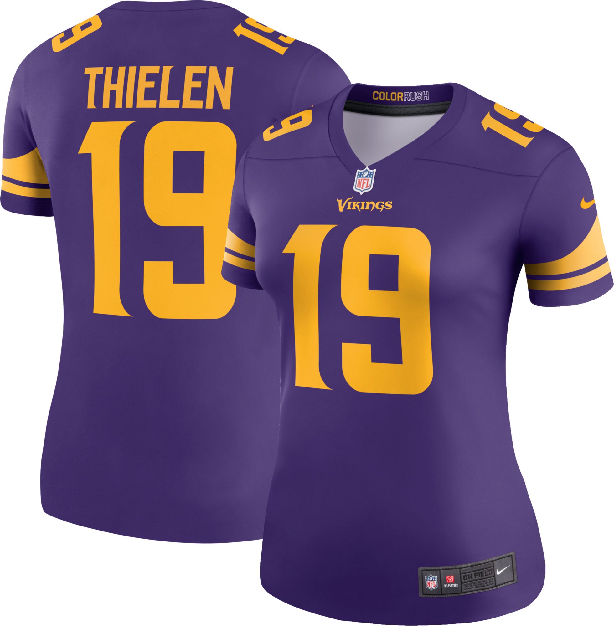 Men's Minnesota Vikings Adam Thielen Nike Gold Inverted Legend