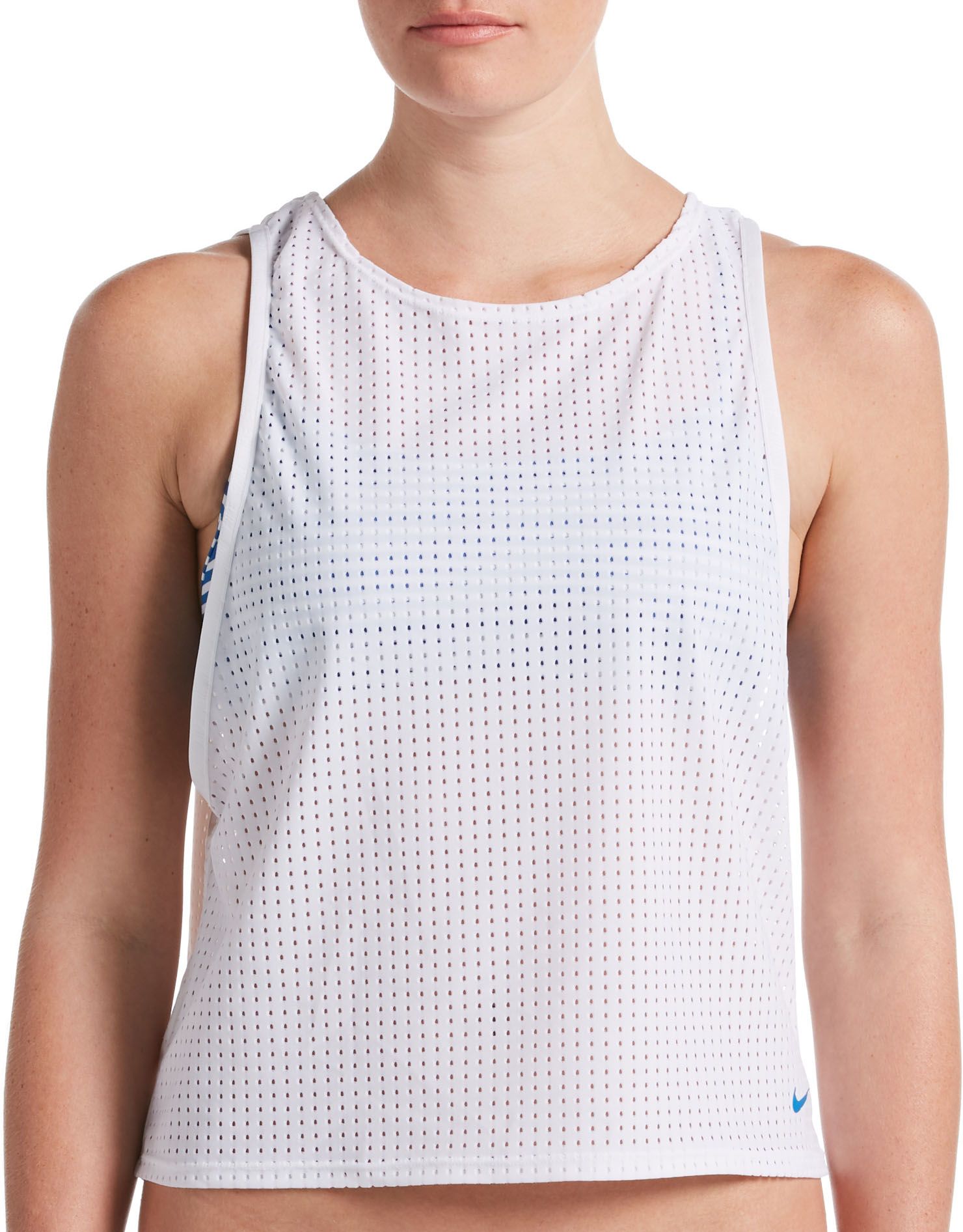nike layered tankini
