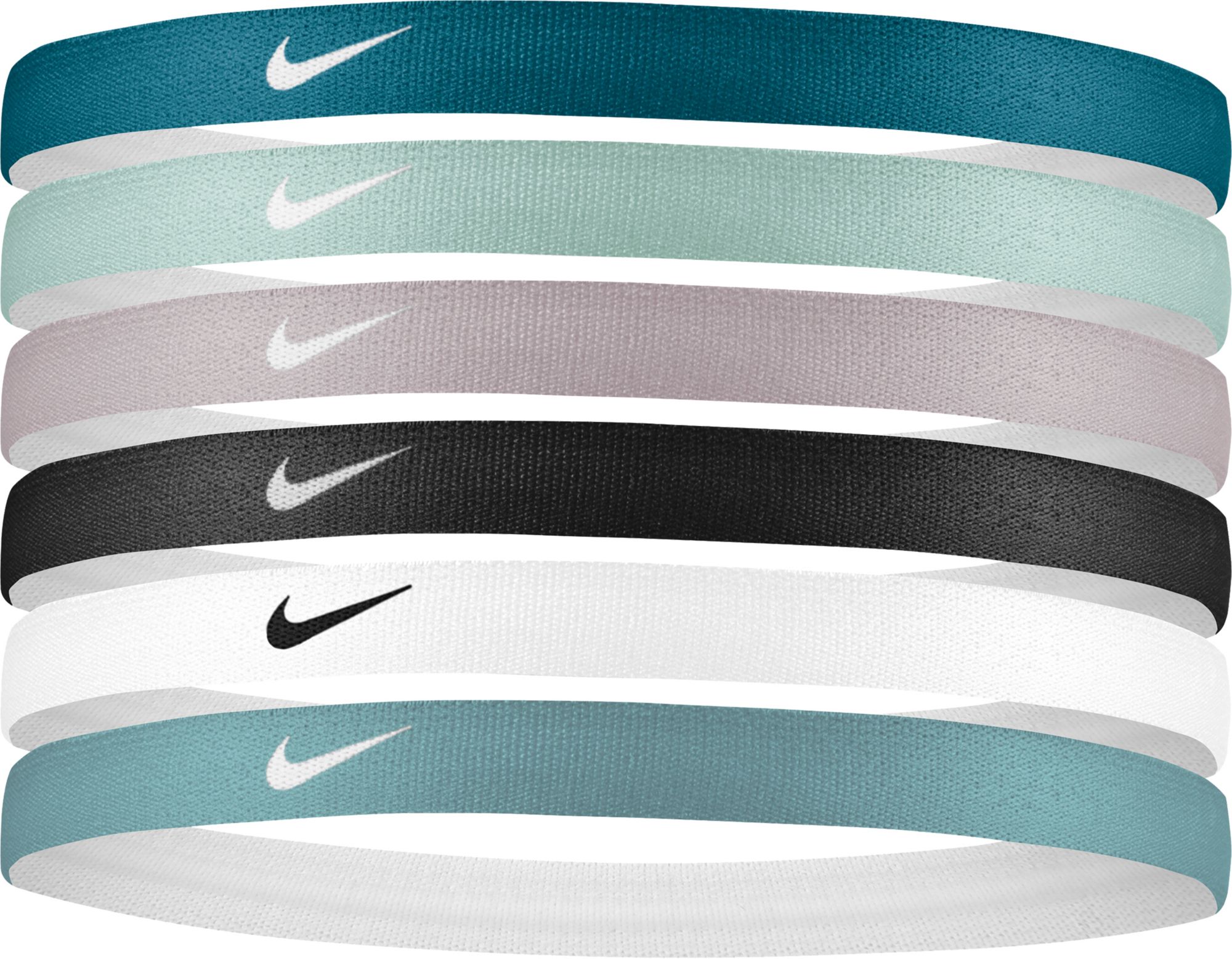 nike accessories swoosh sport headbands 6pk 2.0