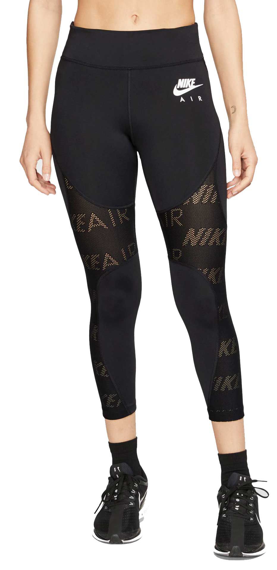 nike air mesh panel tights