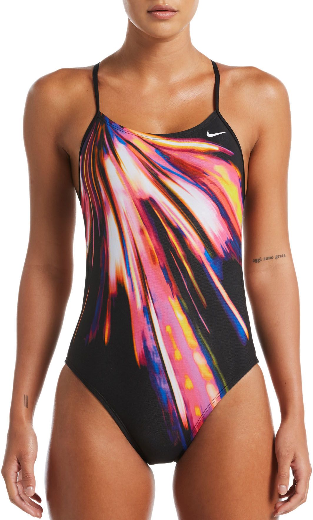 nike swim cut out tank one piece swimsuit