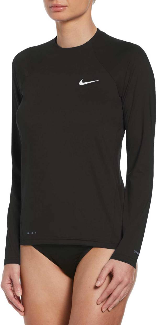 Nike Women's Essential Long Sleeve Rash Guard DICK'S Sporting Goods