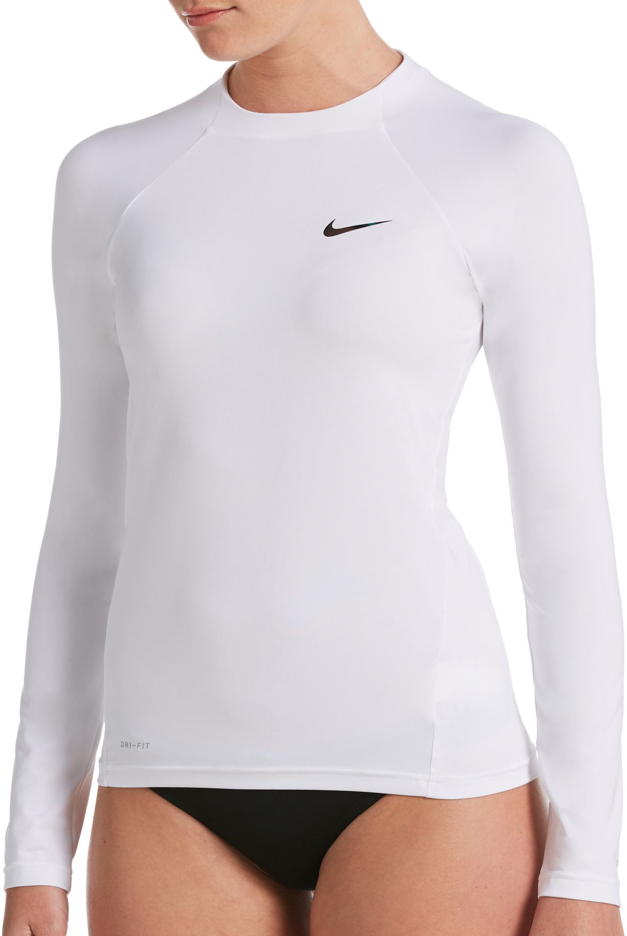 nike women's white long sleeve shirt