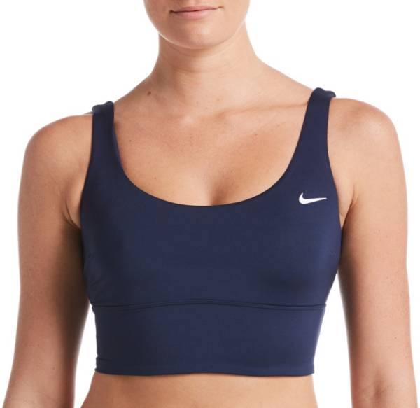Plak opnieuw Raad eens motor Nike Women's Essential Scoop Neck Midkini Top | Dick's Sporting Goods