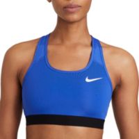 NIKE Nike Dri-FIT Swoosh Women's Medium-Support Non-Padded Dance Sports Bra, Salmon pink Women's Top
