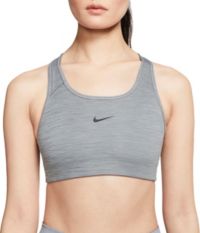 NWT Nike Womens Padded Pro Longline Sports Bra in Smoke Grey Color