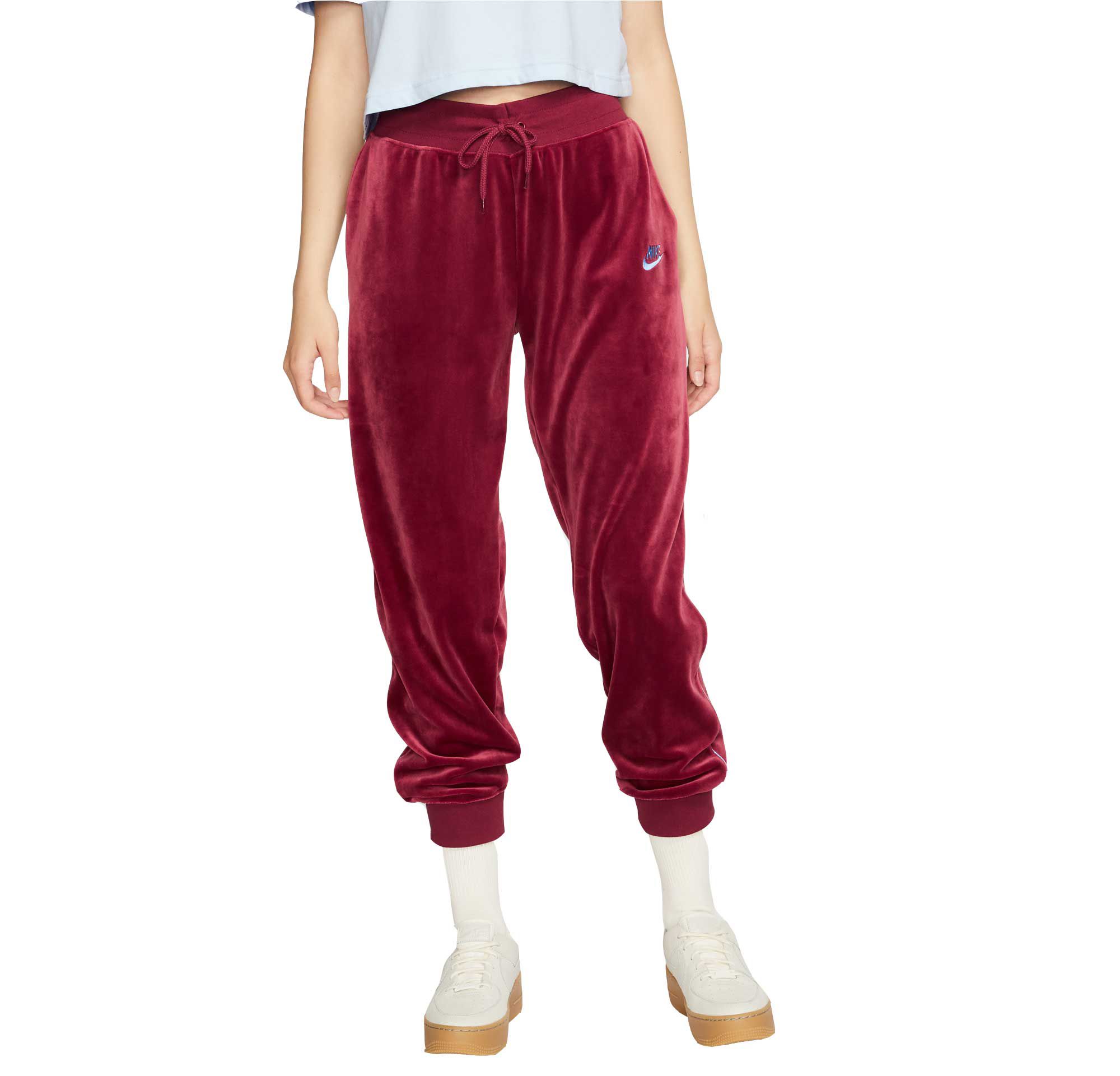 nike velour track pants