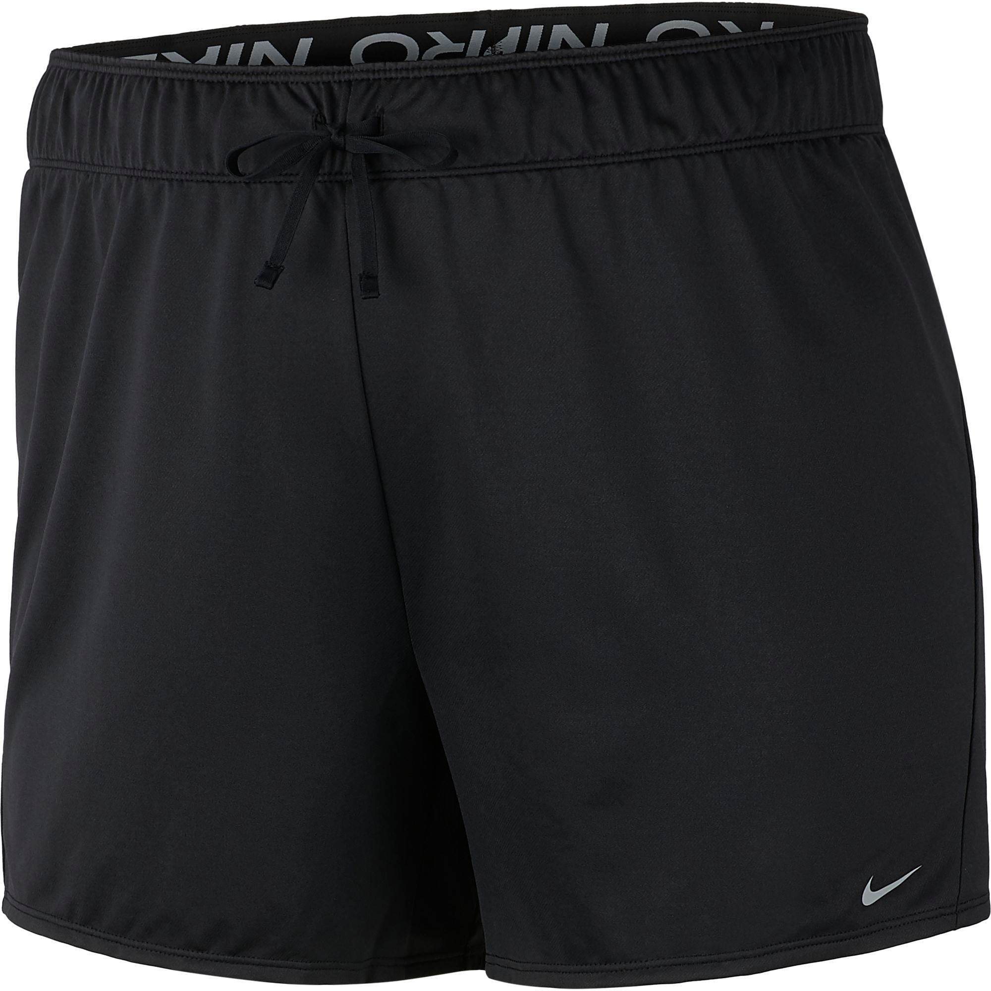 white plus size nike shorts