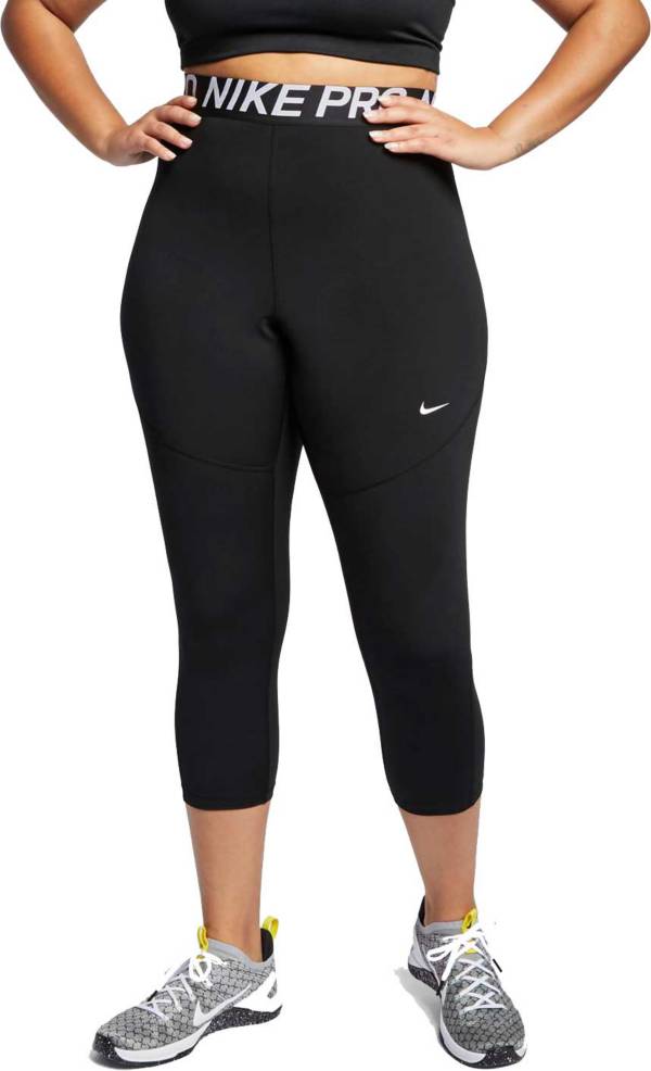 Nike Women's Plus Size Pro Crop Tights