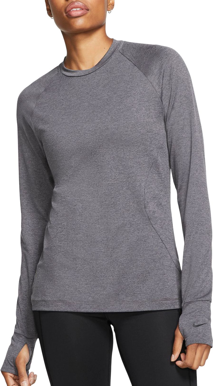 nike women's pro warm long sleeve top